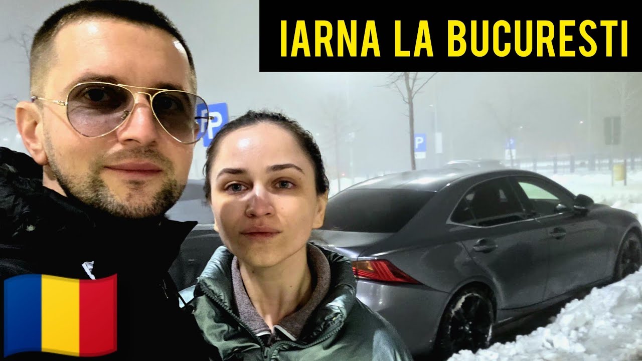 Ne-a prins iarna la București 🇷🇴 Lexus-ul prin zăpadă ❄️ 
