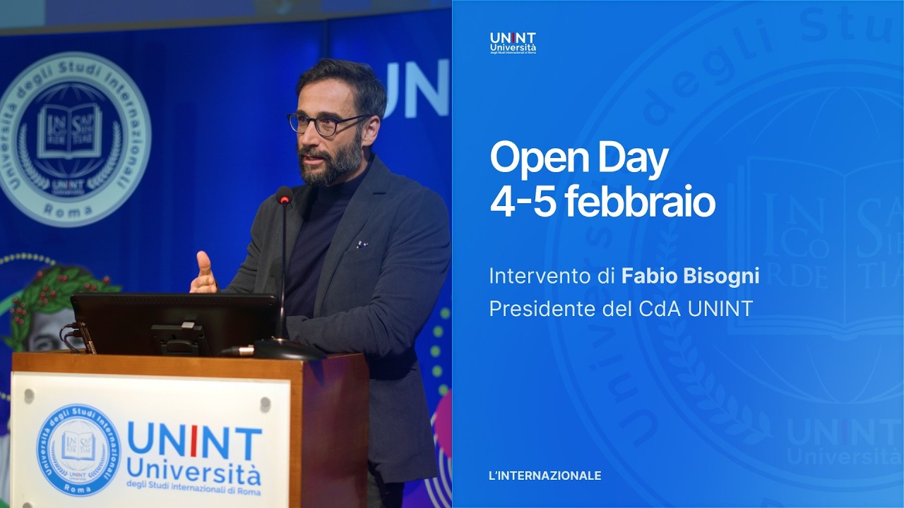 Open Day 4-5 febbraio 2026 | Intervento di Fabio Bisogni, Presidente del CdA UNINT
