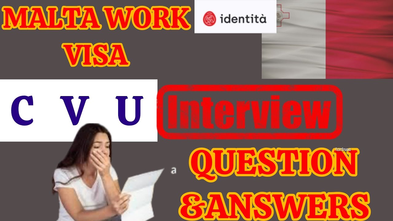 Malta work visa New Update Today | Malta Work Visa Interview Questions & Answers 2025 #malta_visa