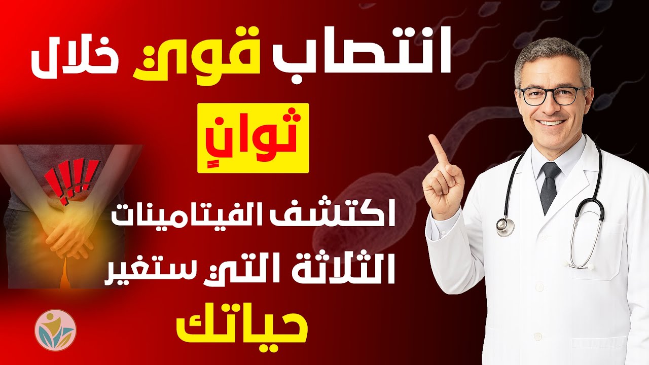 ثلاث فيتامينات تعيد لك الانتصاب والطاقة خلال أيام! اكتشف سر القوة الجنسية بعد الستين بدون أدوية!