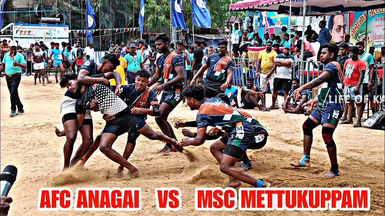 MSC Mettukuppam VS AFC Anagai | Valasaravakkam Kabaddi Match | 26.03.2023 | Life of Kabaddi