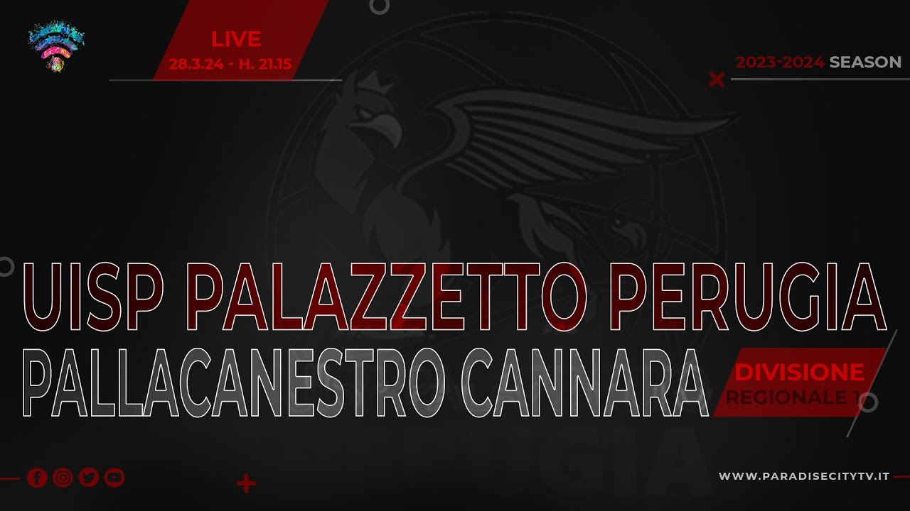 DIVISIONE REGIONALE 1 BASKET 2023-2024 - UISP PALAZZETTO PERUGIA BASKET VS. PALLACANESTRO CANNARA