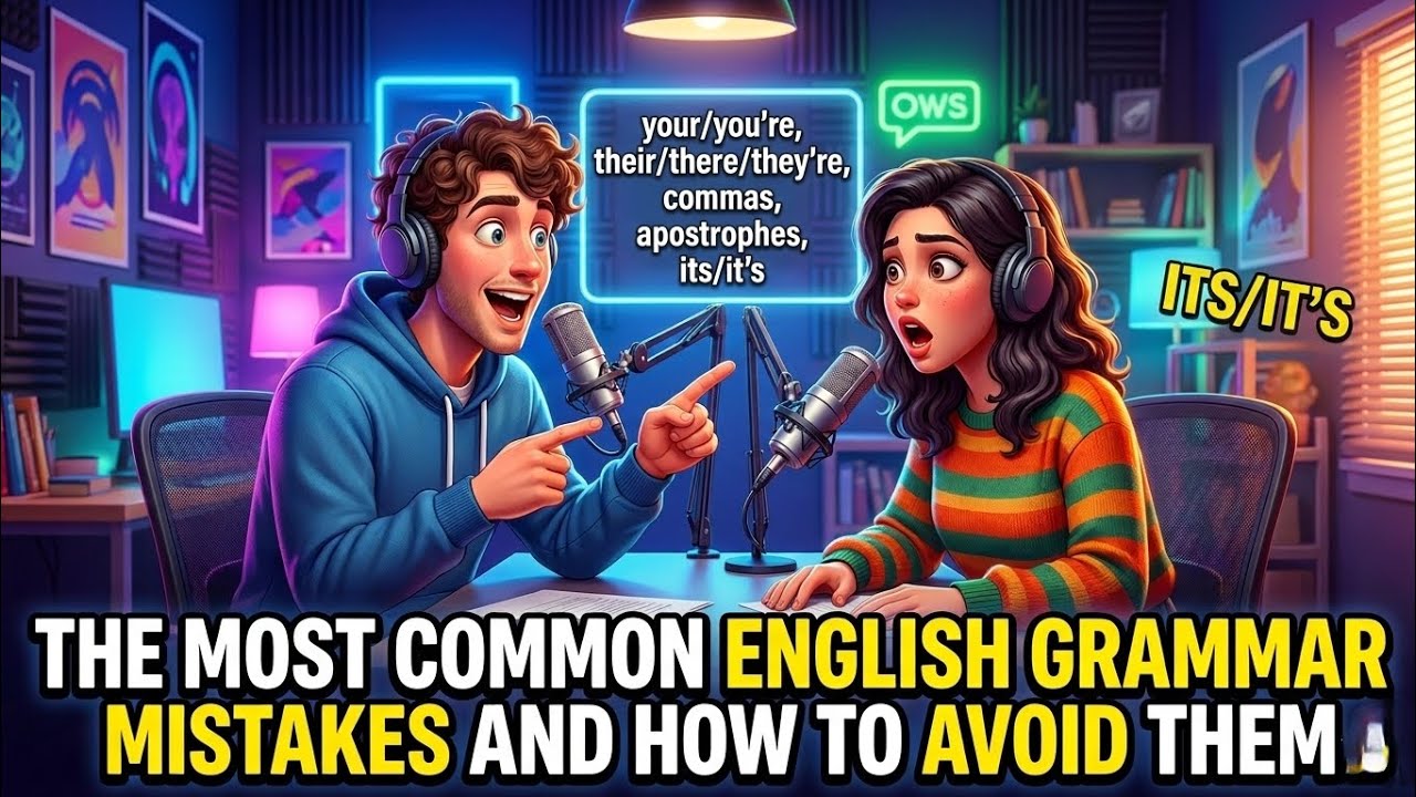 English Podcast Avenue | The Most Common English Grammar Mistakes and How to Avoid Them | EP. 10