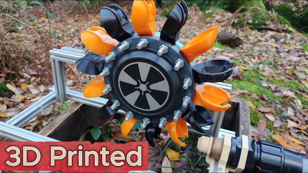 40€ Pelton Hoverboard Hydro Generator First Field Test