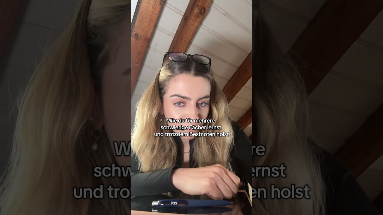 Wie du f&uuml;r mehrere schwierige F&auml;cher lernst und trotzdem gute Noten hast 🤝 #viral Anzeige