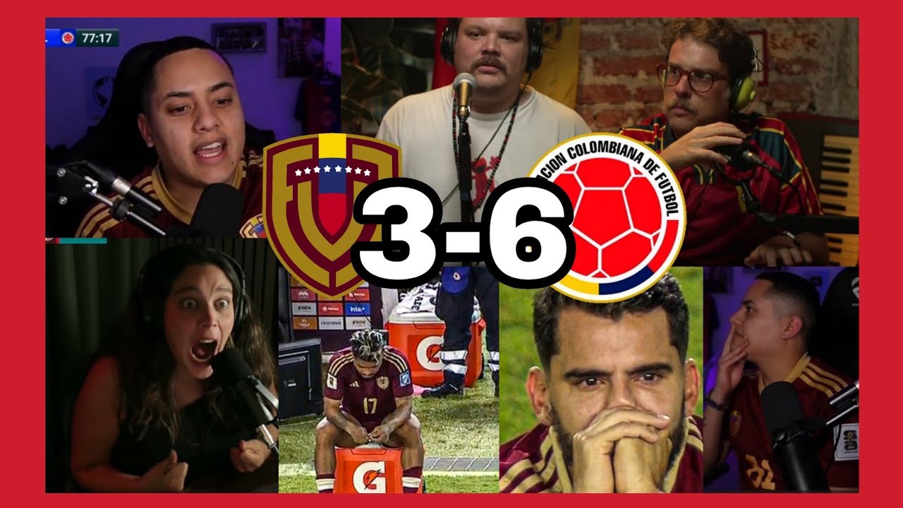 MEJORES REACCIONES y LLOROS DE VENEZOLANOS al VENEZUELA vs COLOMBIA