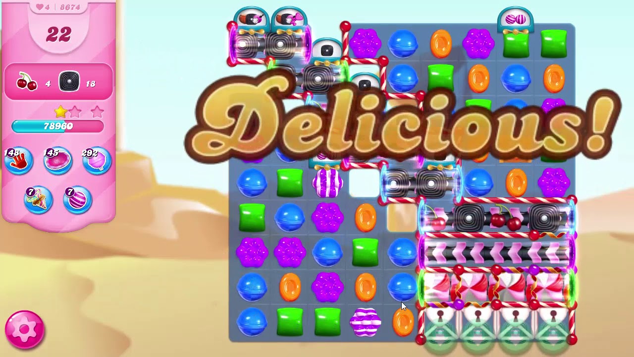Candy Crush Saga Level 8674 NO BOOSTERS (third version)