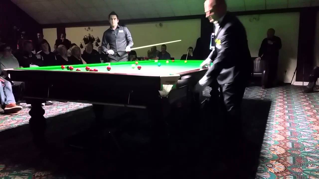 NEW Ronnie O Sullivan v Nav Hussain Exhibition Mansfield TOWERS