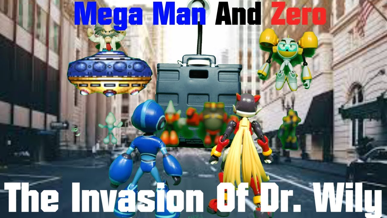 Mega Man And Zero, The Invasion Of Dr  Wily (short 4K stop motion movie)