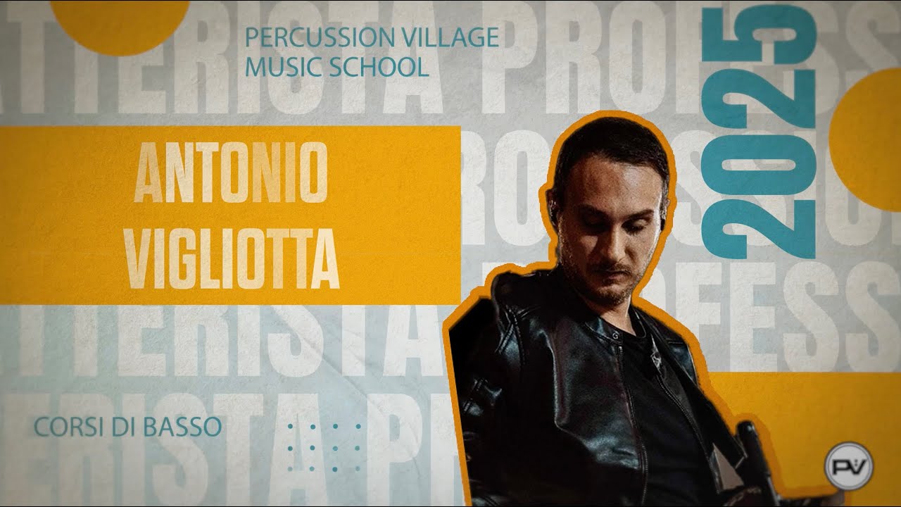 PERCUSSION VILLAGE TV | INSEGNANTI | ANTONIO VIGLIOTTA