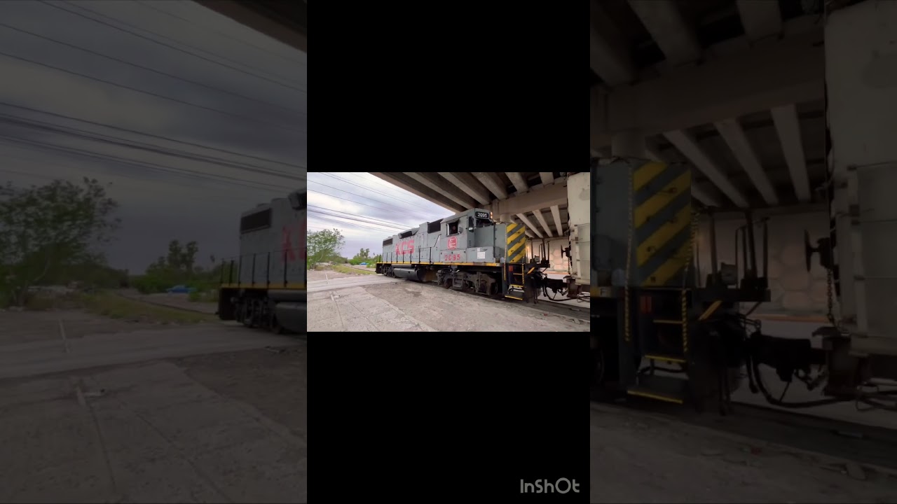 KCSM 2095; EMD GP38-2. Matamoros 