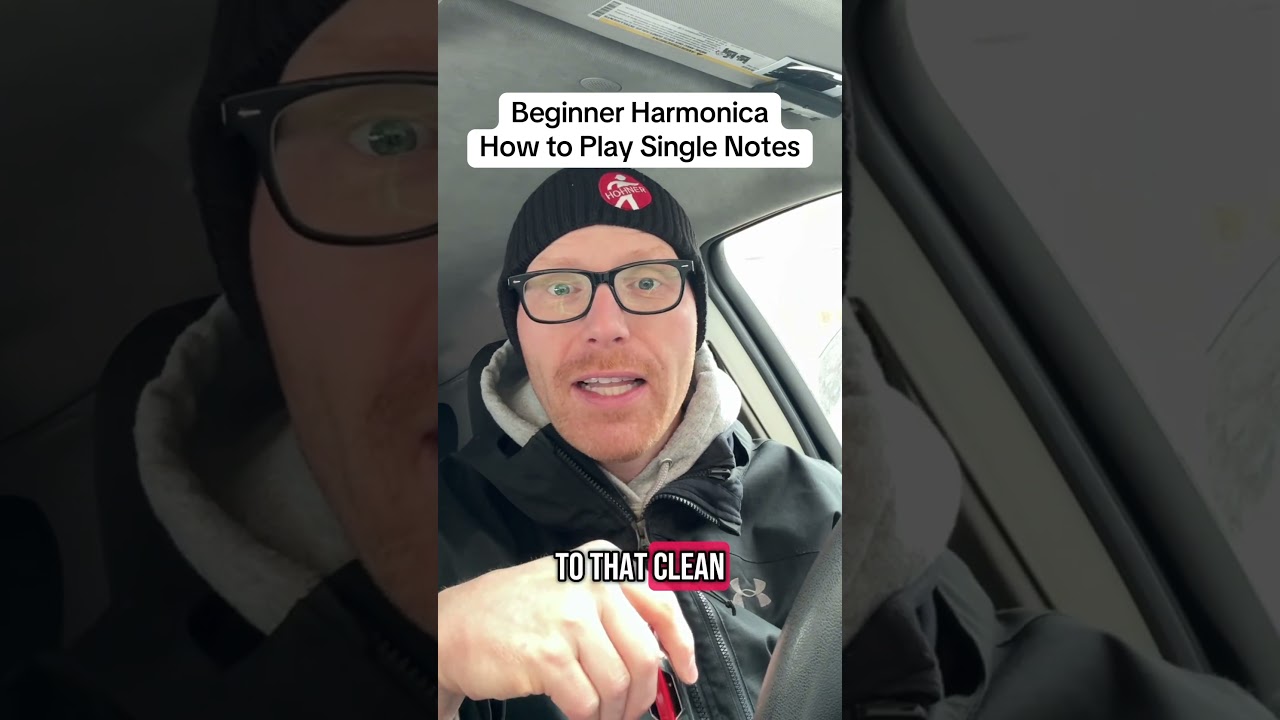 Harmonica Lesson: How to play single notes lip pucker style #harmonica #moreharmonica