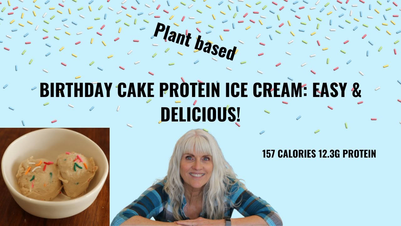Birthday Cake Protein Ice Cream: Easy & Delicious!