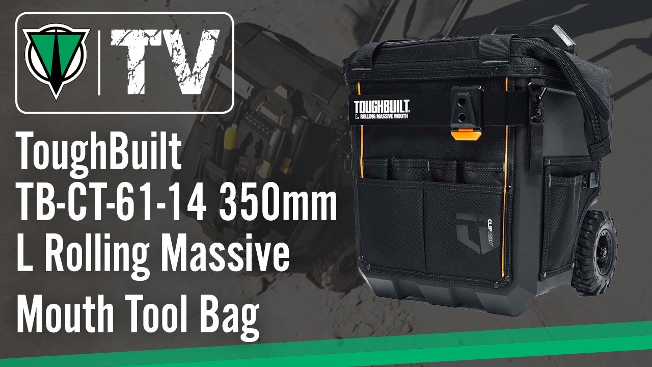 Сумка для инструментов ToughBuilt TB CT 61 14 350 мм L с большим отверстием для инструментов на колесиках