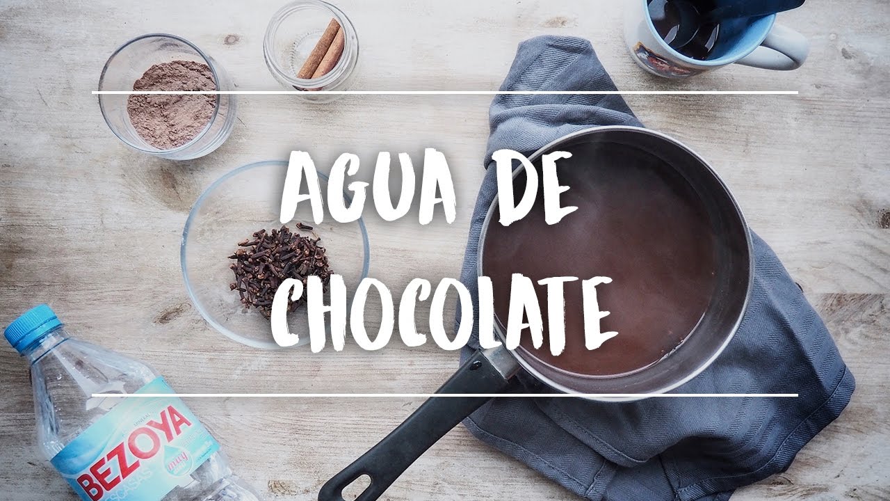 Receta de agua de chocolate para combatir el frío