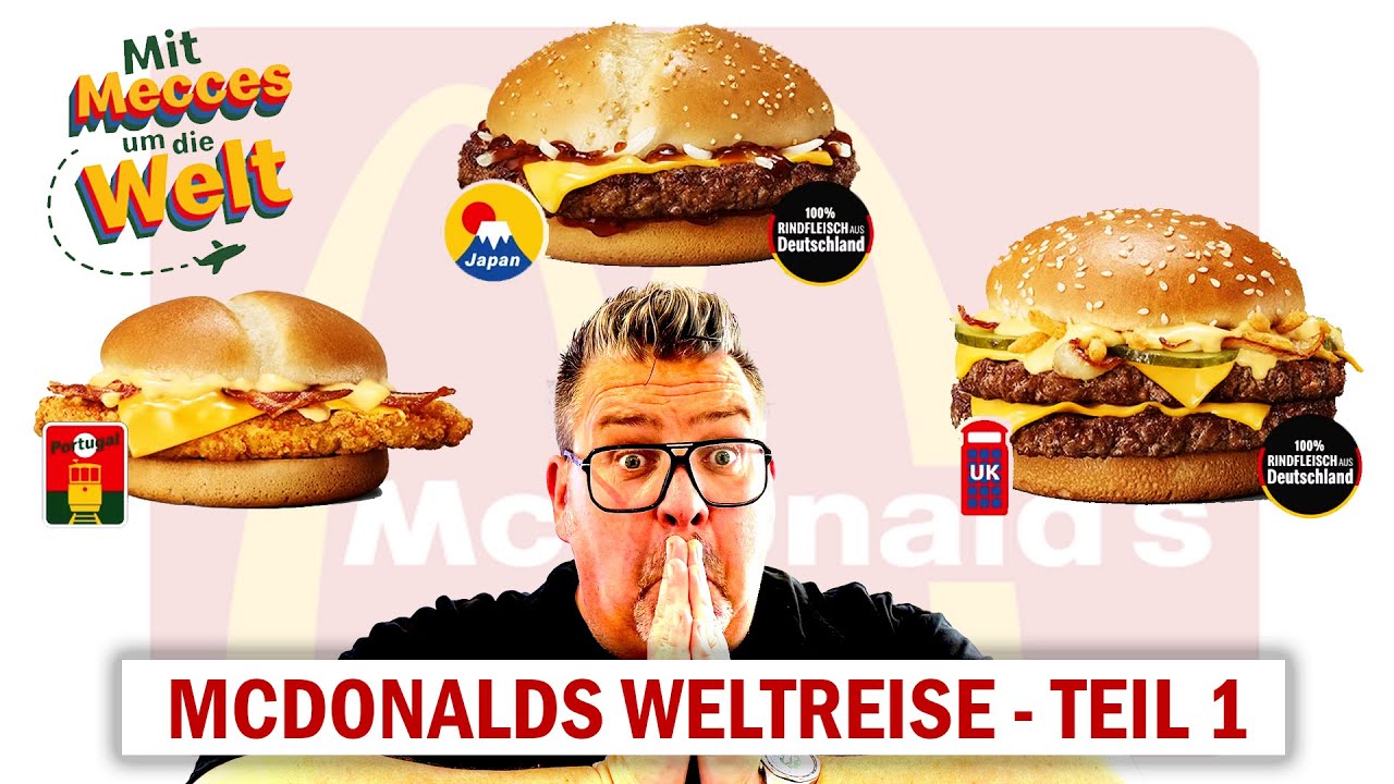 McDonald's REINFALL? MIT Meekes um die WELT: Samurai Mac, Philly Cheese & McCrispy Cheese Bacon Test