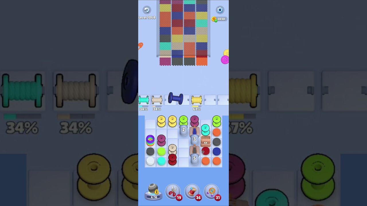 Knit Out Level 1068 Walkthrough Solution 