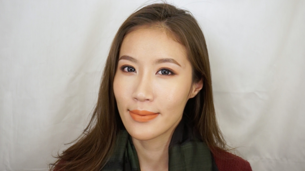 Celeste Wu 大沛 | 橘棕色全餐煙燻妝容