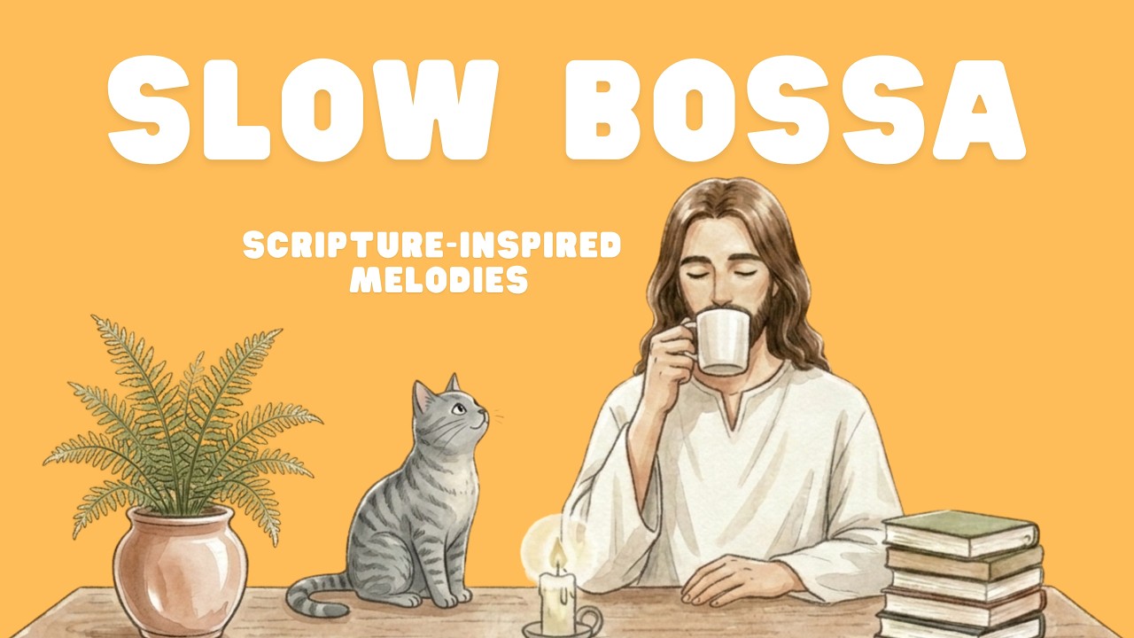 📖 Bossa for Work & Study ☕ Psalms | 1 Hour Relaxing Music for Study & Worship with Jesus