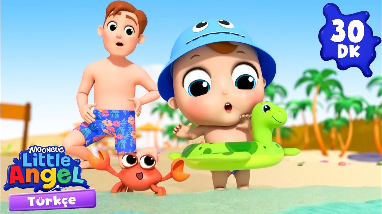 Plajda Saatli Oyuncaklar 🏖️ Eğlenceli ve Öğretici Çocuk Şarkıları | Little World Türkçe