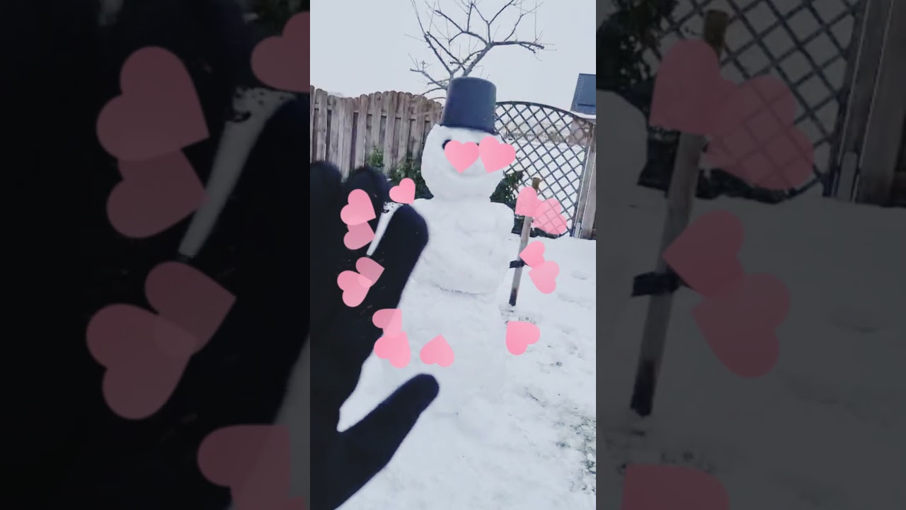 Willst du einen Schneemann bauen?