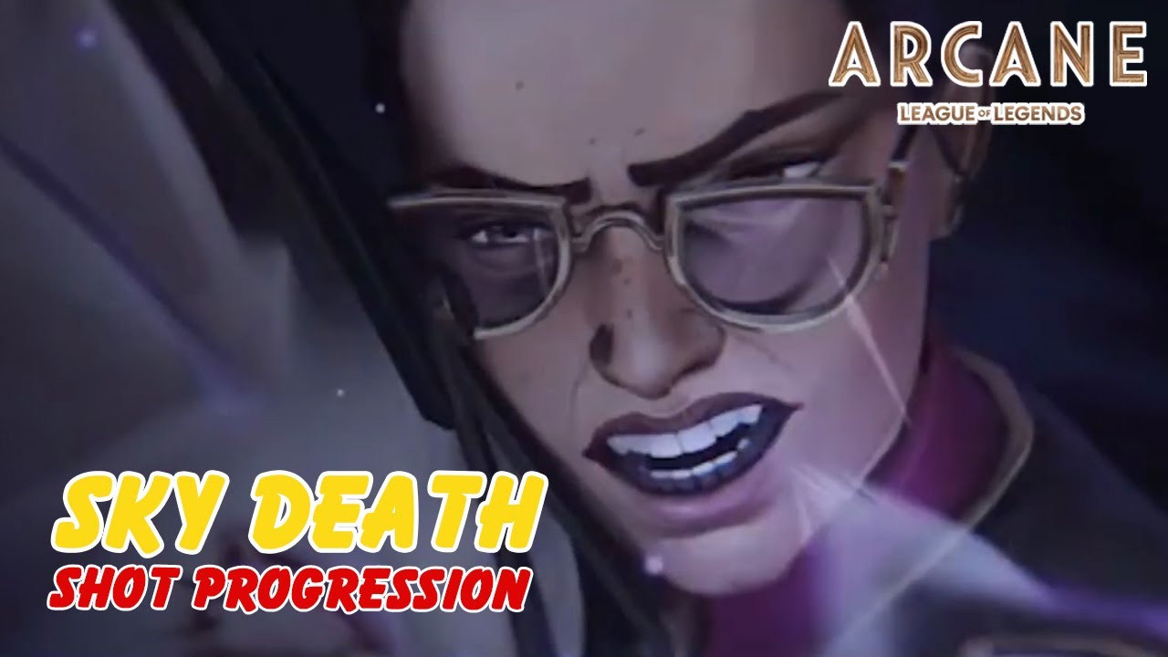 Arcane | Sky Death Shot Progression | Andres Derakhshani |@3DAnimationInternships