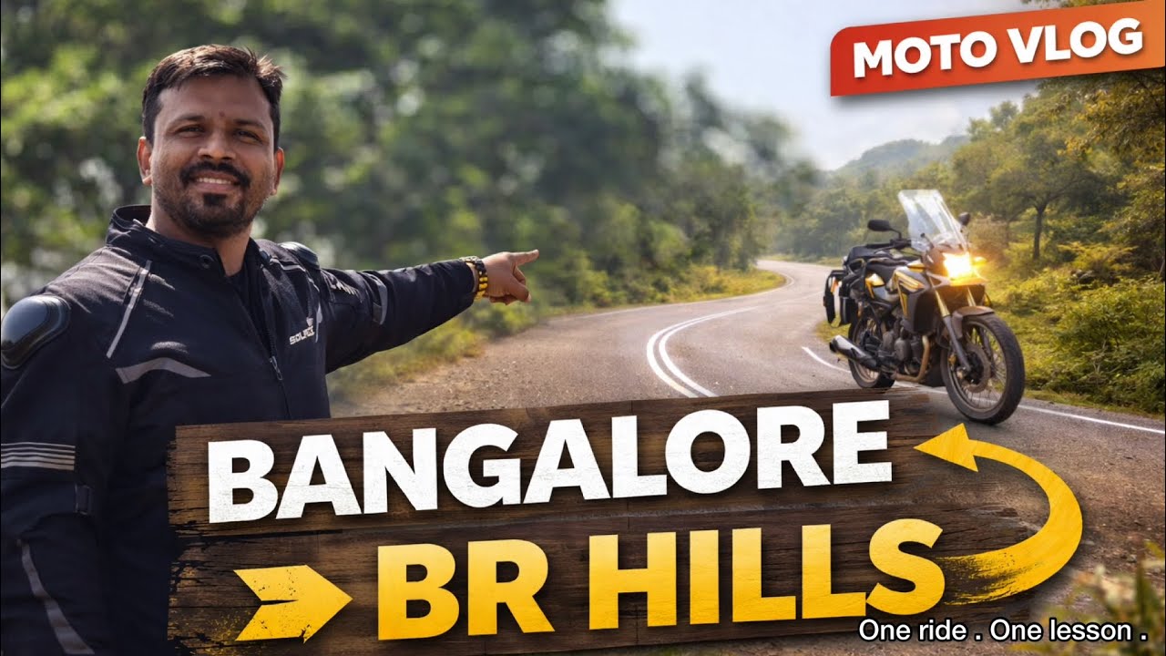 Bangalore to BR Hills | Calm  Ride Through Forest Roads | Moto Vlog