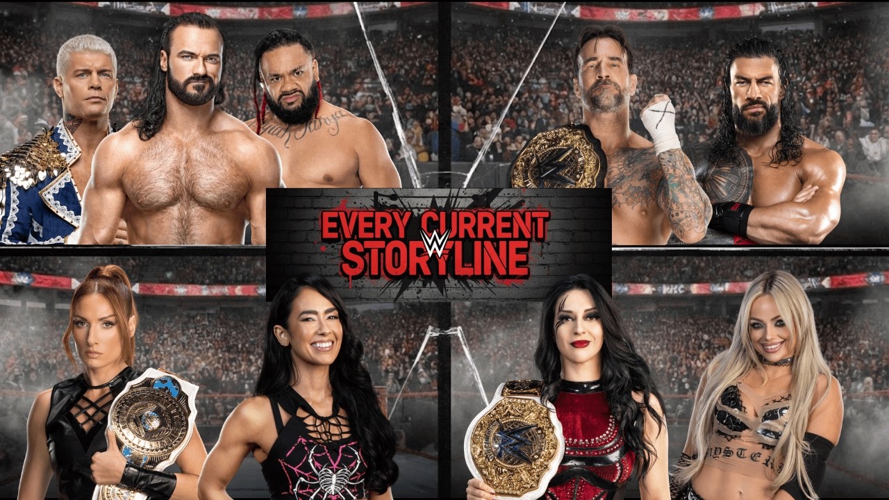 These Are The WWE Storylines As We Head Toward WrestleMania! #WWE #Wrestlemanie #ProWrestling