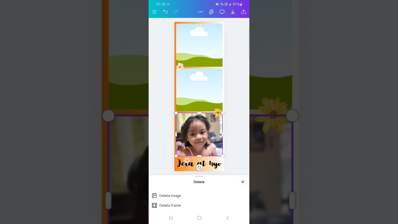 2x6 inches magnetic photo bookmark. 😊 #madeincanva #canva #bookmark #fyp
