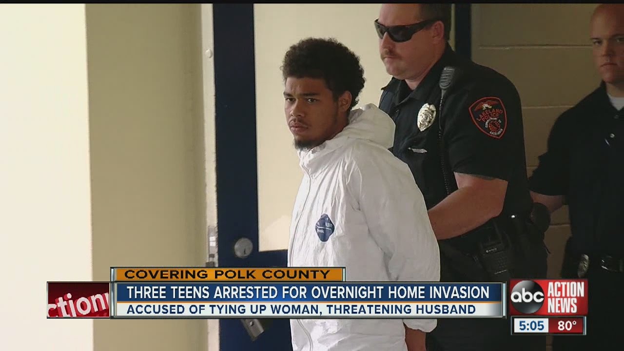 Three teen suspects caught after Lakeland home invasion