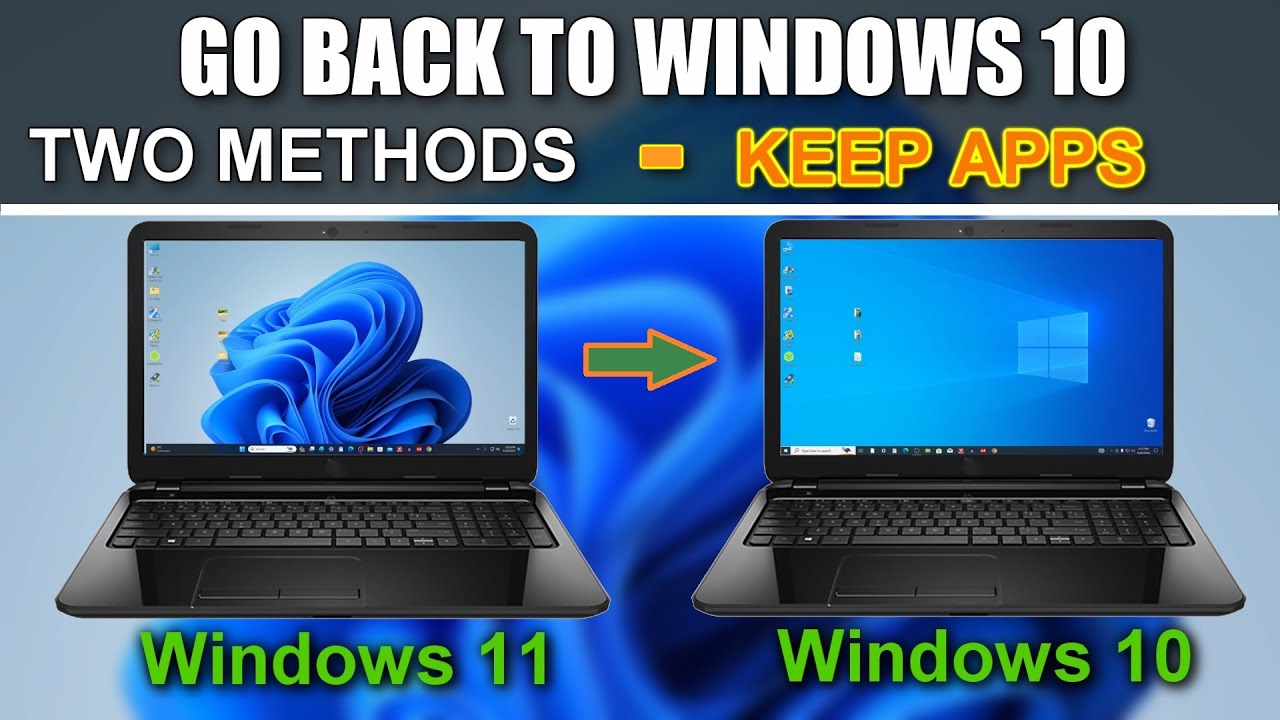 ✨Вернуться на Windows 10 с Windows 11 без потери файлов. До и после 10 дней. Два способа.