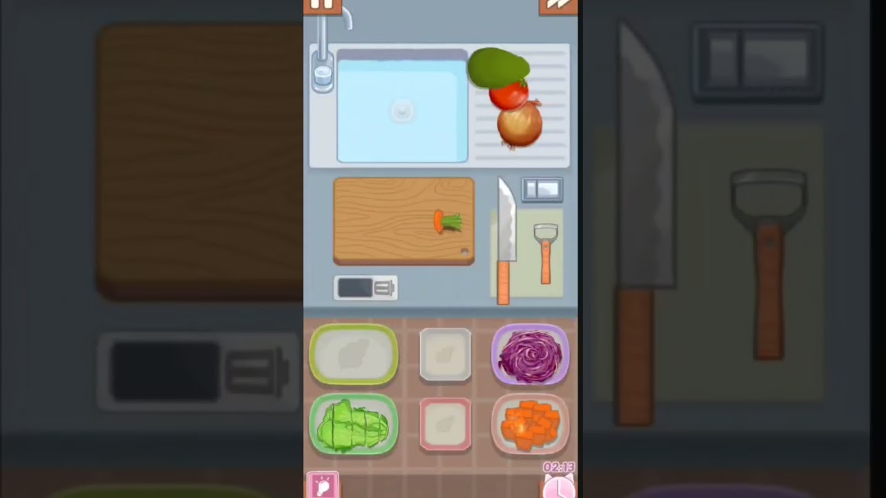 making simple salad with capybara 🥰        #games #capybara #simplesalad #salad #cooking