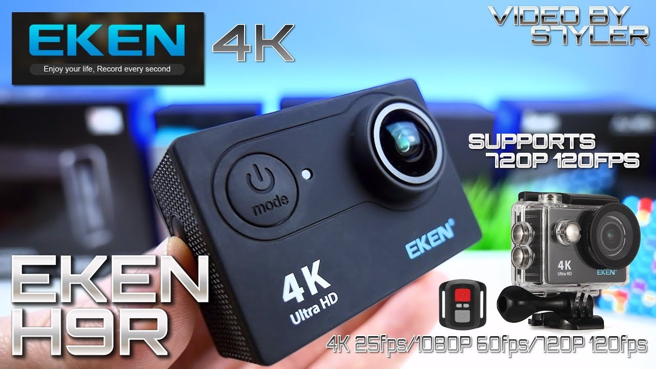 EKEN H9R | 120fps Action Camera with Remote Control + 2 Inch Screen