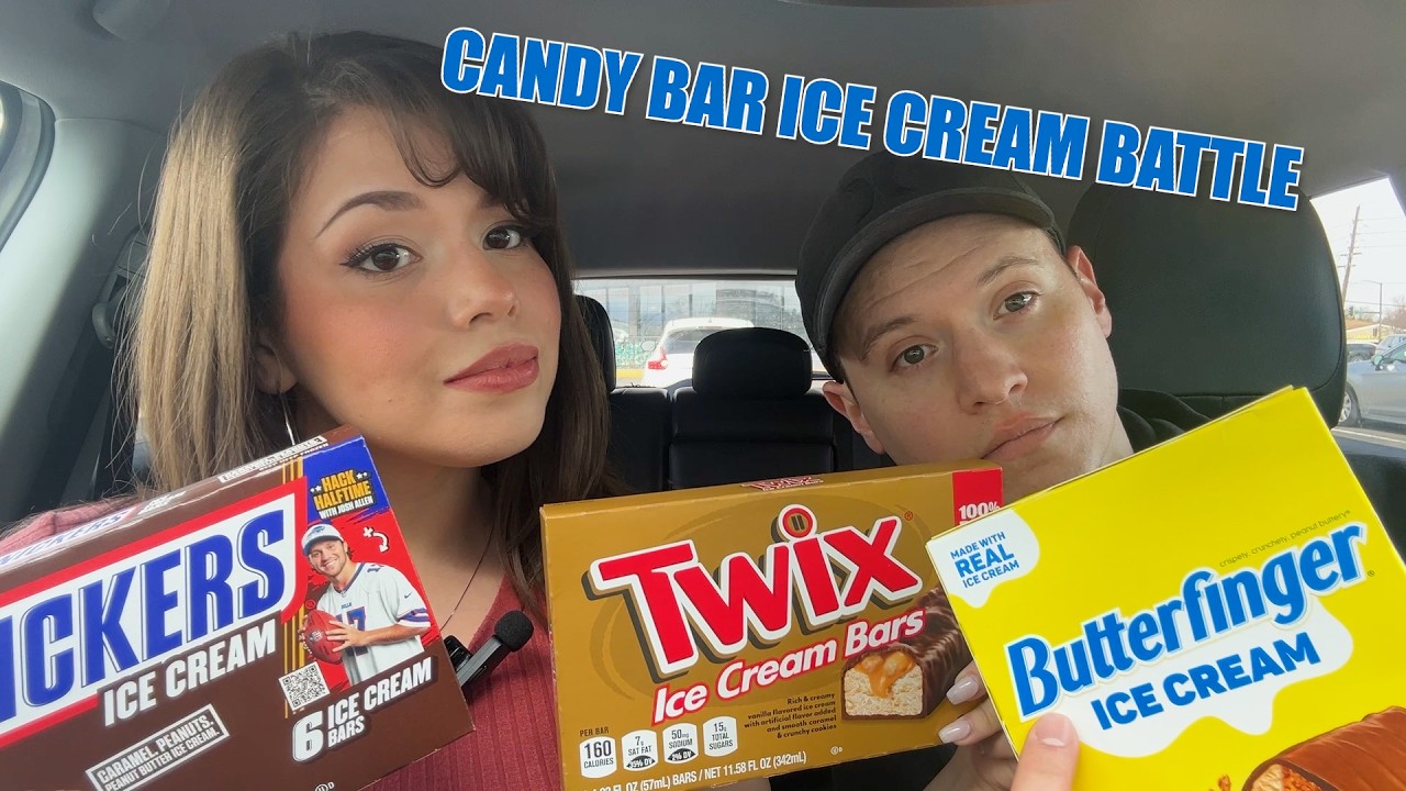 Snickers vs Twix vs Butterfinger Ice Cream Bars – Taste Test & Ranking!