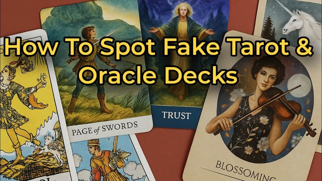📦🃏 How to Spot FAKE Tarot & Oracle Decks 🔍💸 Don’t Get Scammed!