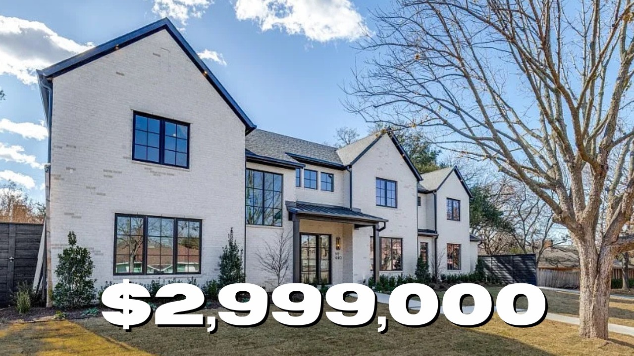 DALLAS REALTORS TOUR A $2.9M TRANSITIONAL HOME | Inside a Stunning Custom Home!