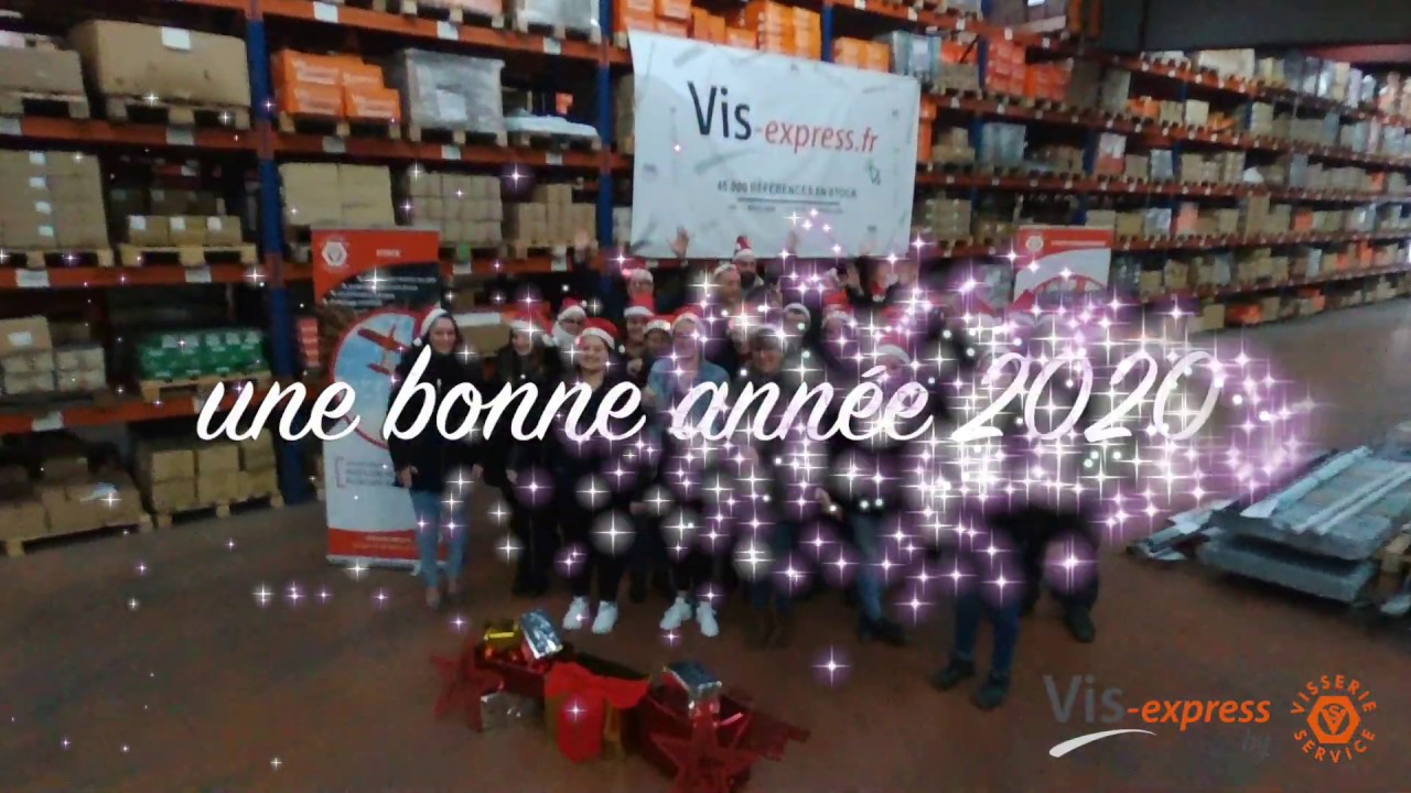 Bonne Ann&eacute;e 2020 - Equipe Vis Express / Visserie Service