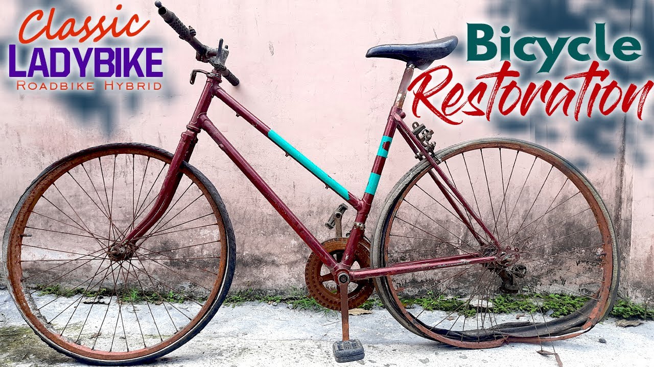 ВОССТАНОВЛЕНИЕ ВЕЛОСИПЕДОВ ИЗ ОБВАЛОВ | LADYBIKE HYBRID |