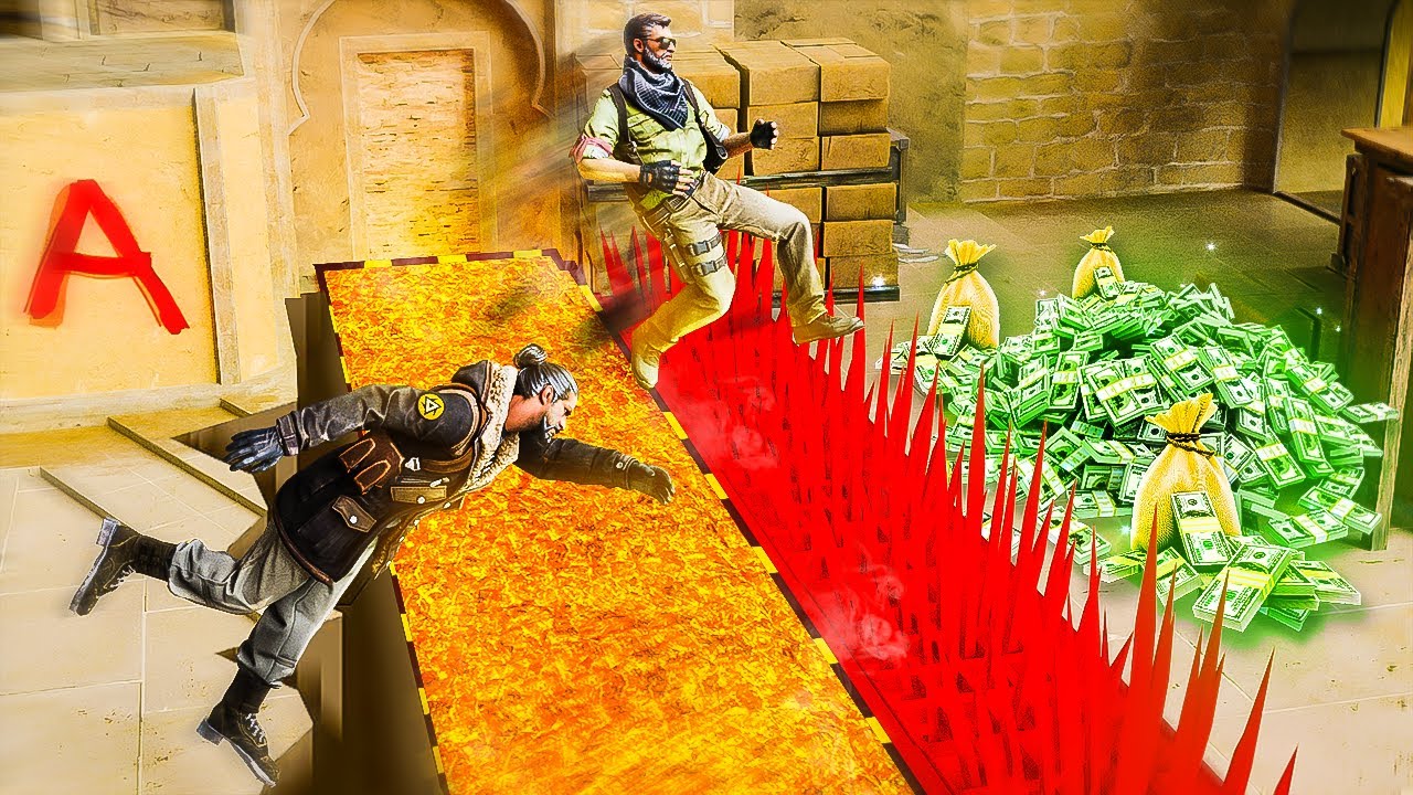 MUSIELI POKONAĆ TE PRZESZKODĘ ŻEBY WYGRAĆ 500ZŁ W CS:GO!