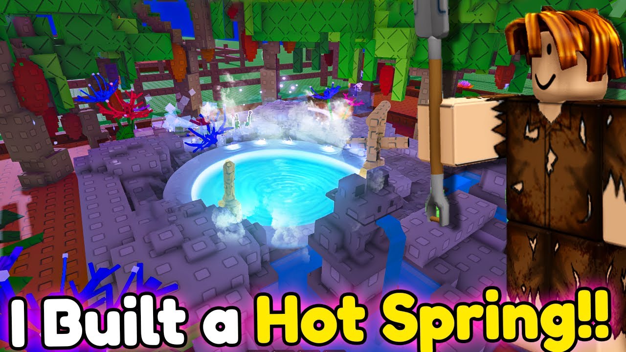 I Built a Relaxing Hot Spring in the Zen Update of Grow a Garden!