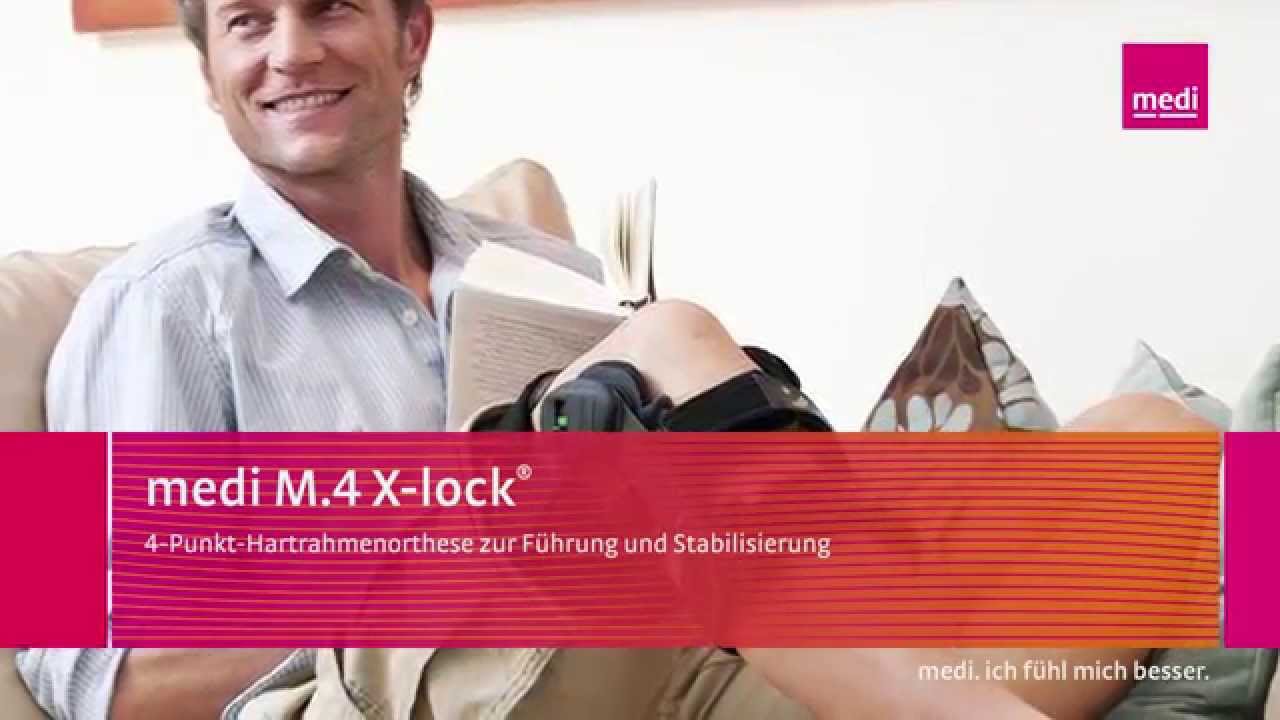 medi M.4 X-lock® 4-Punkt-Hartrahmen-Knieorthese anlegen| Anleitung für medizinisches Fachpersonal