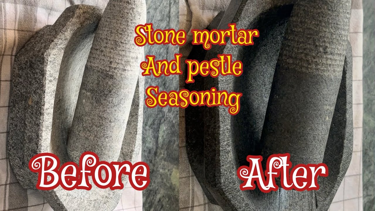 How to clean khalbatta | How to season new mortar pestle | khalbatta cleaning | stone seasoning