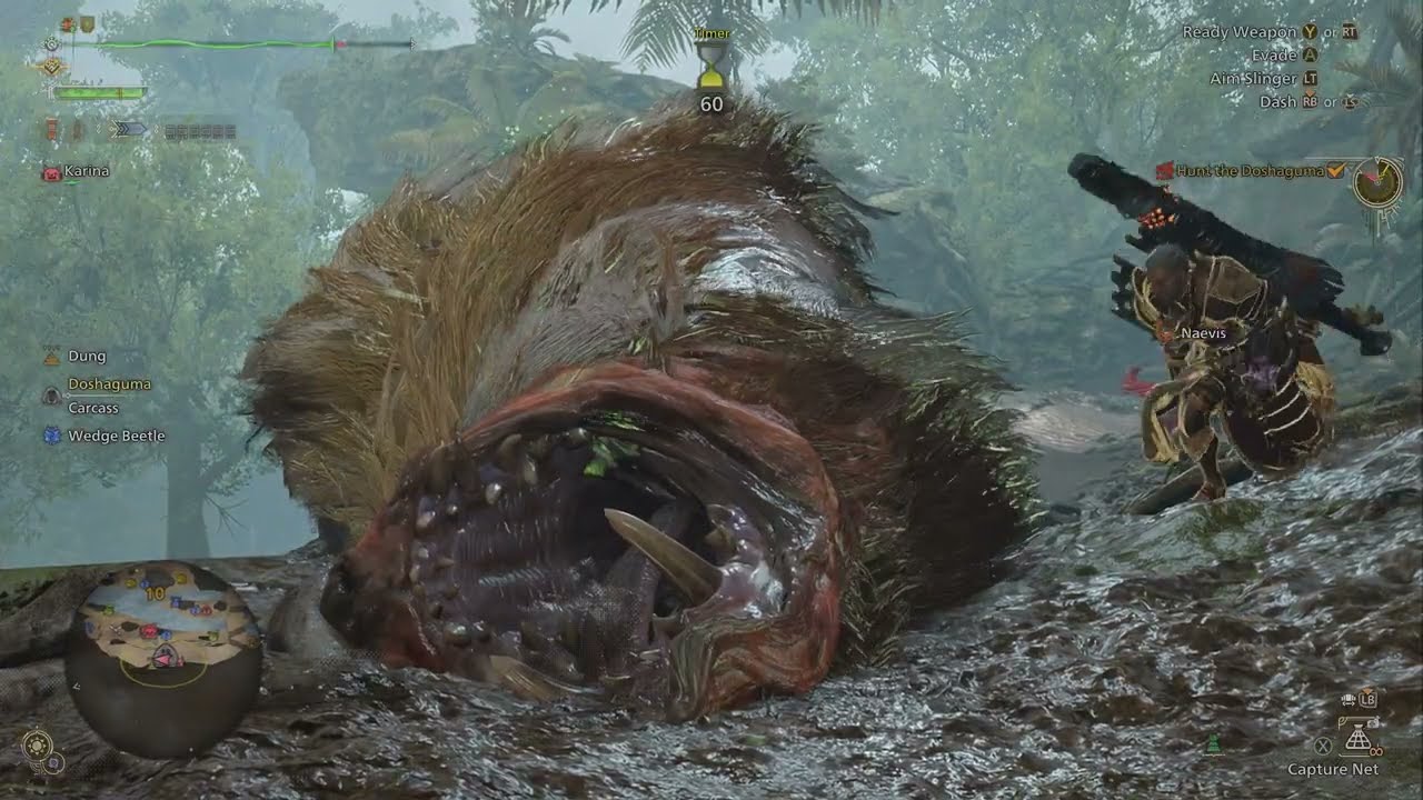 [1440P/60 HDR] Monster Hunter Wilds Doshaguma Hunt