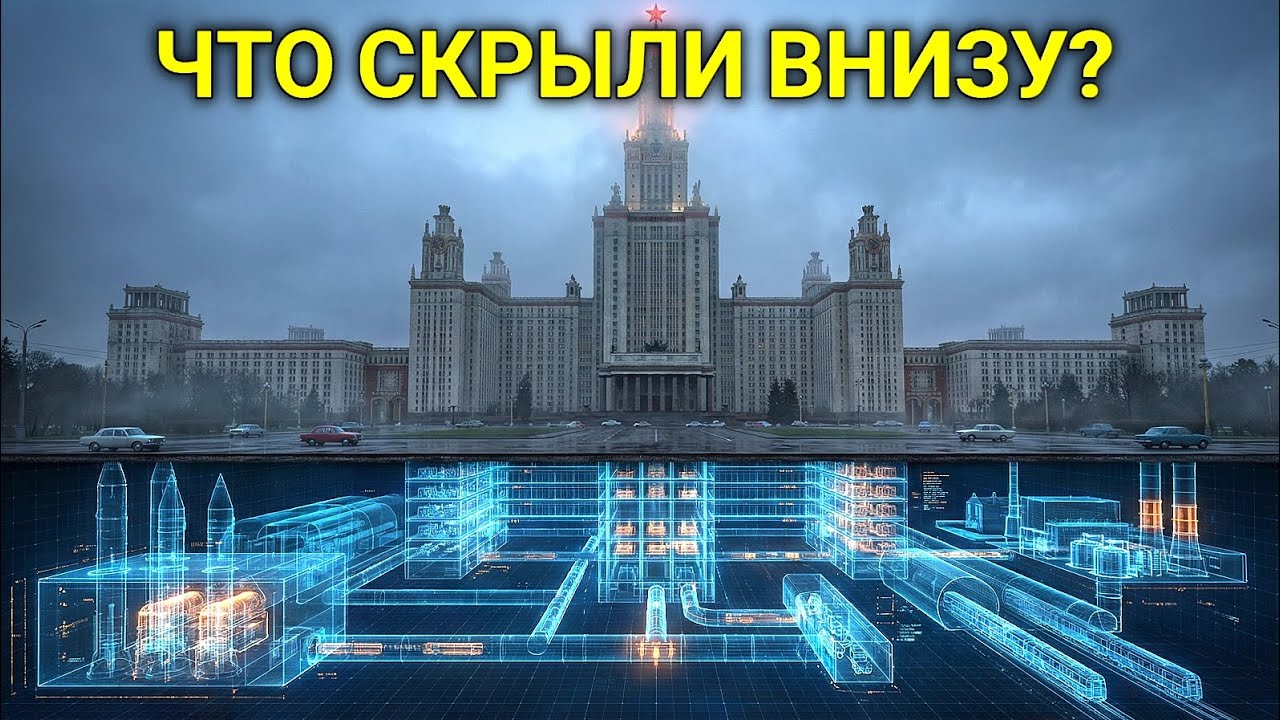 Новые Сканы МГУ Раскрыли Невозможный Город Под Воробьёвыми Горами!