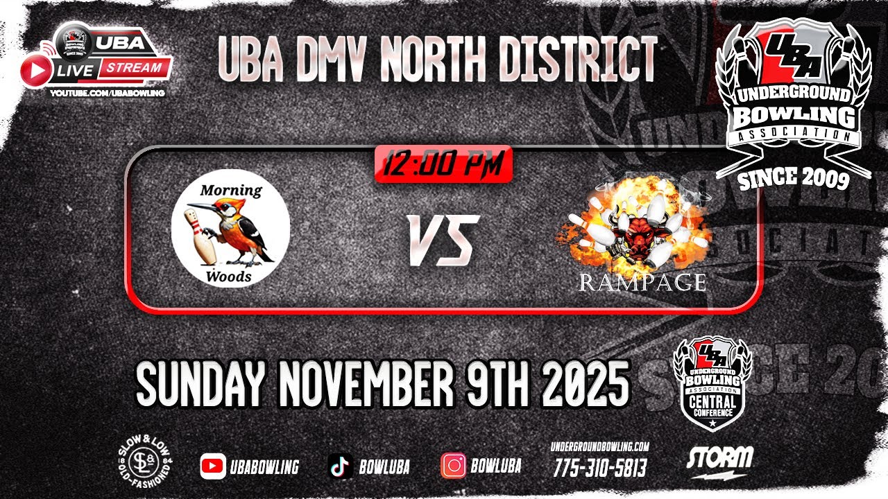 Live UBA Tour Stop | Morning Woods vs Rampage | DMV North District | S16 | Forest Hill, MD
