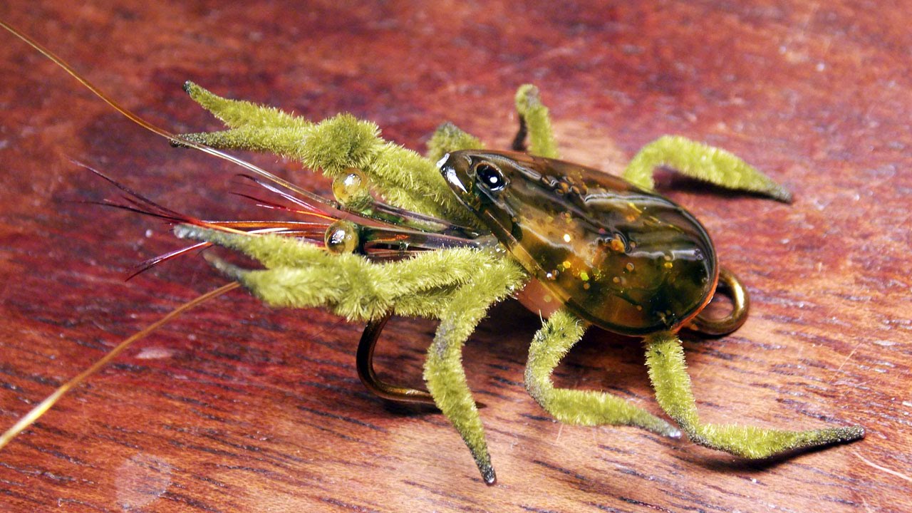 Pancora crab from patagonia fly tying instructions by Ruben Martin