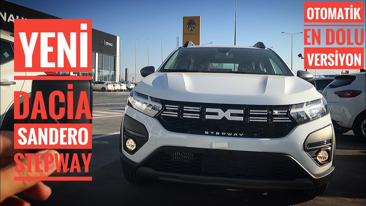 Yeni Dacia Sandero Stepway 1.0 Otomatik En Dolu Versiyon