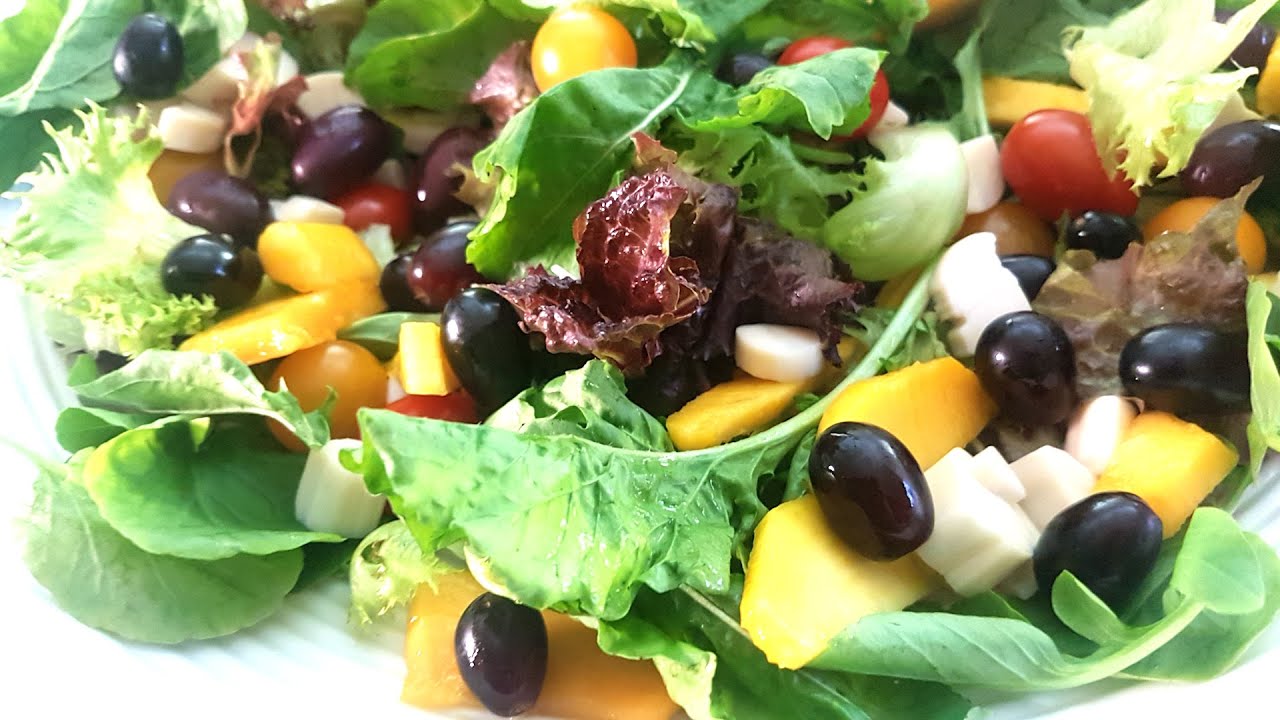 Salada  (TROPICAL)- Fácil com Molho Simples a Base de limão