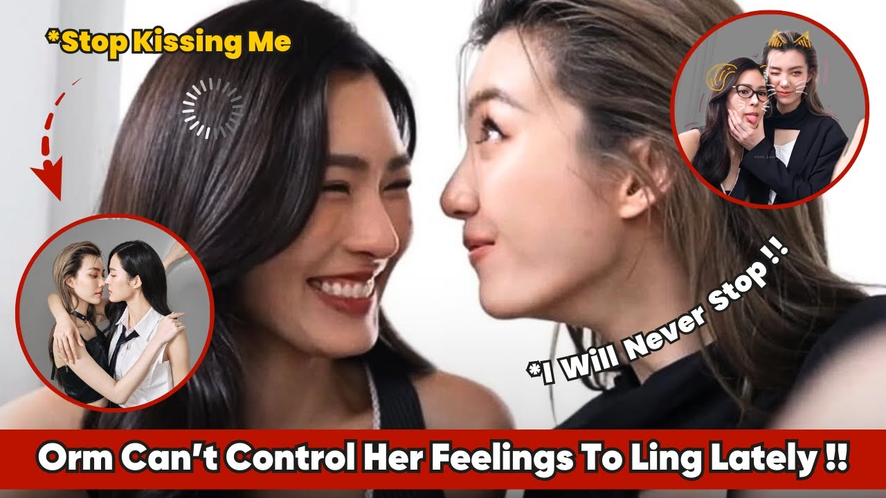 Ling Blushing When Orm Try To Kiss Her Suddenly At Shooting !!