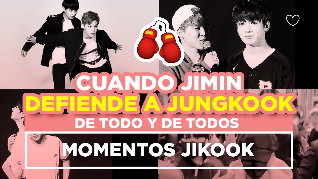 JIKOOK - CUANDO JIMIN DEFIENDE Y PROTEGE A JUNGKOOK (Cecilia Kookmin)